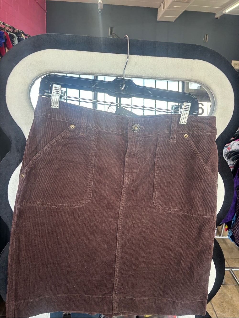Izod Brown Corduroy Skirt